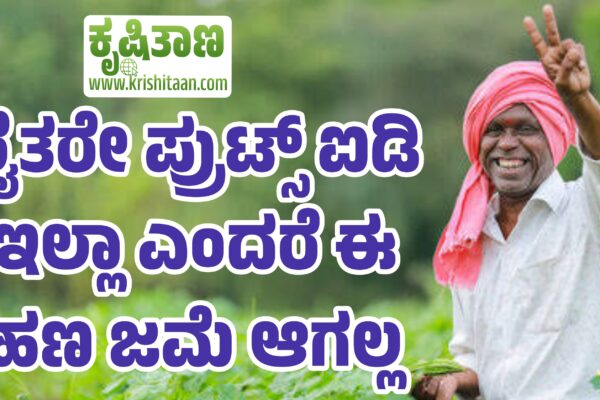 ರೈತರೇ ಪ್ರುಟ್ಸ್ ಐಡಿ ಇಲ್ಲಾ ಎಂದರೆ ಈ ಹಣ ಜಮೆ ಆಗಲ್ಲ
