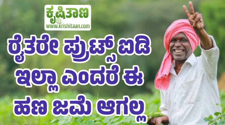ರೈತರೇ ಪ್ರುಟ್ಸ್ ಐಡಿ ಇಲ್ಲಾ ಎಂದರೆ ಈ ಹಣ ಜಮೆ ಆಗಲ್ಲ