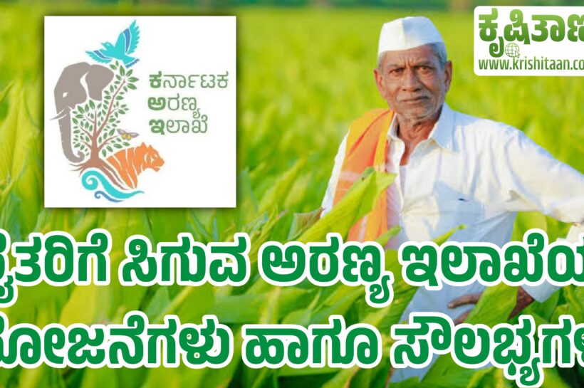 ರೈತರಿಗೆ ಸಿಗುವ ಅರಣ್ಯ ಇಲಾಖೆಯ ಯೋಜನೆಗಳು ಹಾಗೂ ಸೌಲಭ್ಯಗಳು