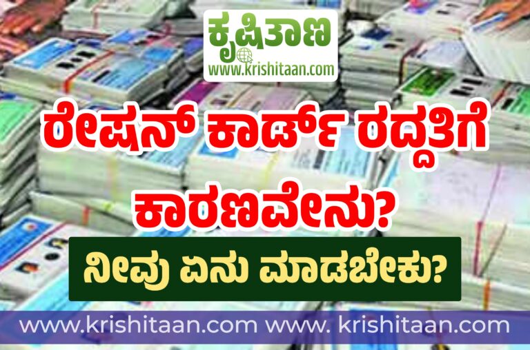 ರೇಷನ್ ಕಾರ್ಡ್ ರದ್ದತಿಗೆ ಕಾರಣವೇನು? ನೀವು ಏನು ಮಾಡಬೇಕು?